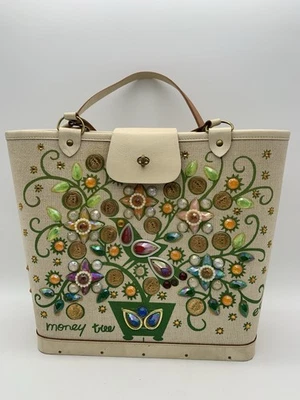 Collins Of Texas Money Tree Bag Vintage Jeweled - Image 1 of 4