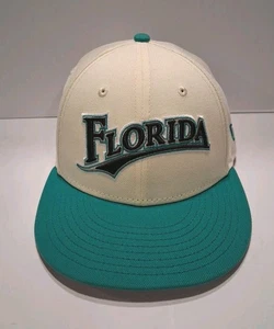 Florida Marlins Cap Snapback New Era x FELT 9FIFTY Erwachsene Mütze Low Profile MLB Cap - Bild 1 von 8