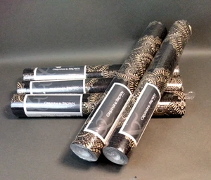 Graham & Brown Vinyl Wallpaper X 5 - Jewel - Black/Gold Pattern No 31-166 BK/JE - Picture 1 of 6