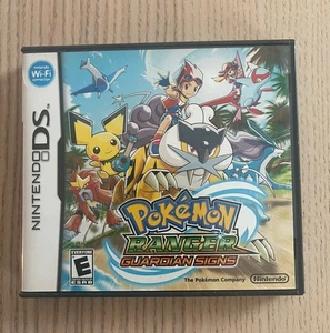 Pokémon Ranger Guardian Signs Nintendo DS Case Manual ONLY - NO Game - Picture 1 of 4
