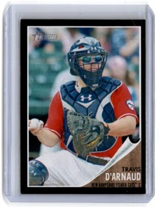 2011 Topps Heritage Minor League Black Border Travis D'Arnaud 42/62 New - Picture 1 of 2