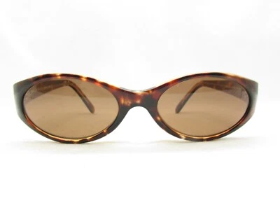 MAUI JIM MJ125-10 BROWN OVAL SPORTS WRAP EYEGLASSES FRAMES 54-135 119176 - Image 1 of 4