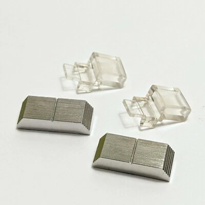 Alpine AL-35 Cassette Deck Parts Record Level Left Right Knob Button Tested - Image 1 of 4