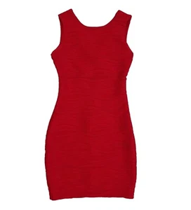 B. DARLIN USA🇺🇸MADE Bodycon SEXY Mini Dress Fitted Textured Back Zip MEDIUM - Picture 1 of 7