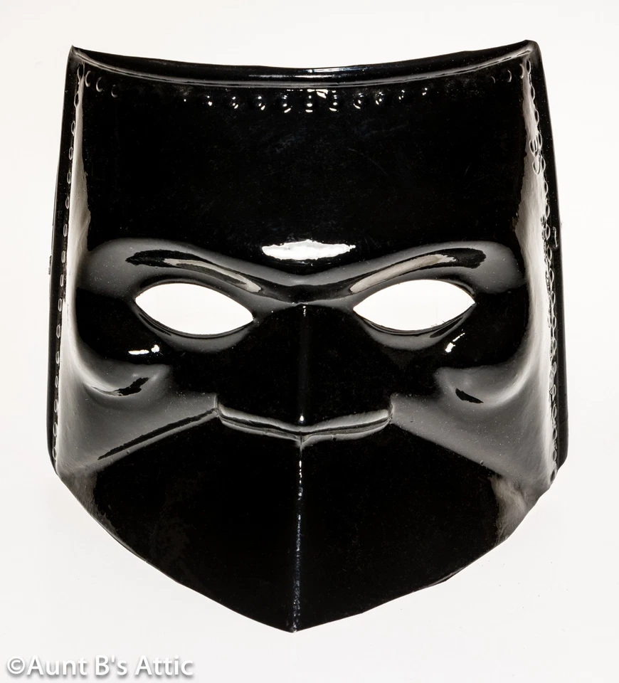 Mardi Gras Mask Venetian Style "Bauta" Solid Color Plastic Face Mask - Image 1 of 4