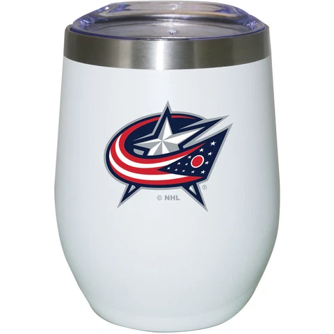 Columbus Blue Jackets 12oz. Logo Stemless Tumbler Cover
