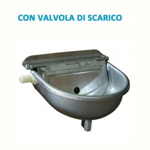 ABBEVERATOIO AUTOMATICO CON GALLEGGIANTE E SCARICO IN ACCIAIO PER CANI CAVALLI - Foto 1 di 2