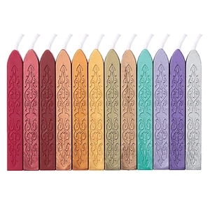 12 Pieces Sealing Wax Sticks with Wicks for Letter Seal Wax Stamp,Wedding Invita - Picture 1 of 11