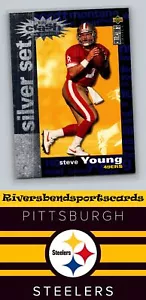 1995 Collector's Choice #C5 Steve Young You Crash the Game Silber Touchdown! - Bild 1 von 2