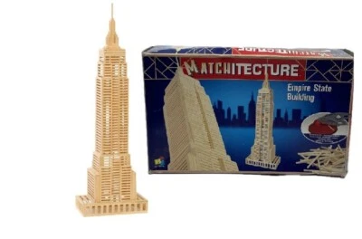 Matchitecture Empire State Building Model Kit #6647 by BJ Toys - Image 1 of 4