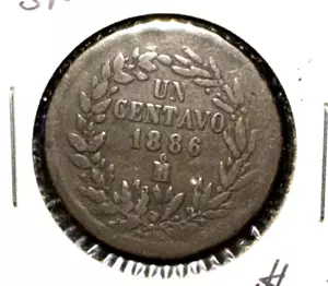 Messico 1886 Mo centavo KM 396,1 - Foto 1 di 2