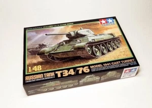 TAMIYA Military Model 1/48 Russian Tank T34/76 Model 1941 Cast Turret 32515 - Picture 1 of 1