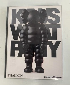 Kaws What Party Phaidon Brooklyn Museum Black Hard Cover Book Black Edition Rare - Picture 1 of 19