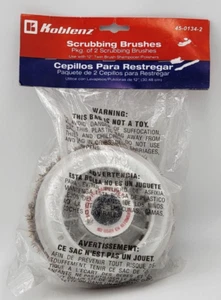 Koblenz Scrubbing Brushes for 12" Twin Brush Shampooer/Polishers 2 Count - New - Picture 1 of 6