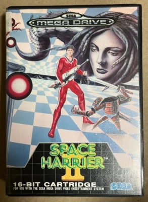 Space Harrier II (Sega Mega Drive, 1990) Authentic Game Cartridge CIB Complete - Image 1 of 3
