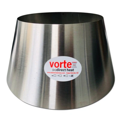TAMAÑO GRANDE BARBACOA VORTEX™ XL BGE UDS ahumador barbacoa acero inoxidable tamaño LG carbón GENUINO Foto 1 de 4