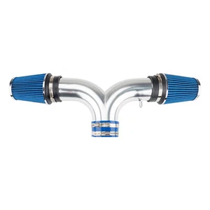 For 2000-2002 Dodge Durango Dakota 3.7L 4.7L Dual Twin Air Intake System +Filter - Bild 1 von 9