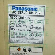 1PCS used Panasonic servo MSD013A1XXV Tested in Good Condition Fast Ship