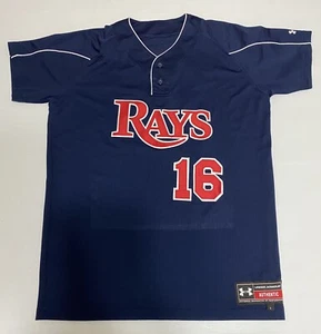 Under Armour Tampa Bay Rays Mens Jersey Size L Color Blue - Picture 1 of 6