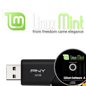 Linux Mint Bootable Live Linux Install on CD/USB - Picture 1 of 1