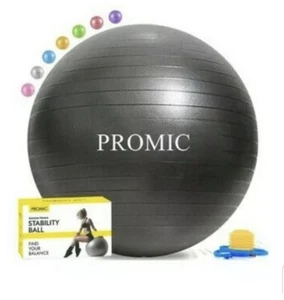 Promic Pelota de Estabilidad Negra Ejercicio Fitness 55 cm Nueva en Caja - Imagen 1 de 6