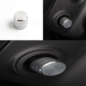 Silver Aluminum Adjust Knob Ring 2020-23 Steering Wheel For Land Rover Defender - Imagen 1 de 4