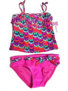 $43 Raisins Girls San Diego Cami Swim Suit Set NWT 2-Pc Sz 4, 5, 6X,10,14,16 - Picture 1 of 10