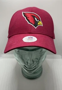 NFL Apparel Arizona Cardinals Baseball Cap Hat Adjustable Hook &Loop Red Gray - Picture 1 of 7