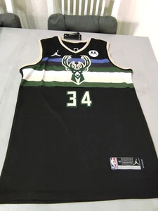 ANTETOKOUNMPO CAMISETA DE LA NBA DE LOS BUCKS NEGRA PARA NIÑOS. TALLA S,M,L,XL. - Imagen 1 de 2
