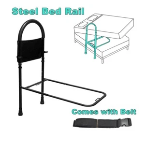 Free Post Height Adjustable Steel Bedrail Tool Free Padded Handrail Cloth Bag - Picture 1 of 12