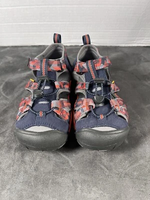 Keen Blue Orange Seacamp 2 CNX Gargoyle Youth Kids Size 2 Hiking Shoes Sandals - Image 1 of 4