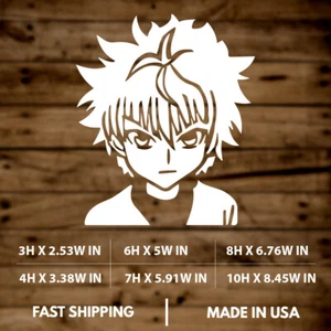 Hunter X Hunter|Killua|Anime|Vinyl|Decal Sticker|Car|Window|Laptop|Tablet|Locker - Picture 1 of 8