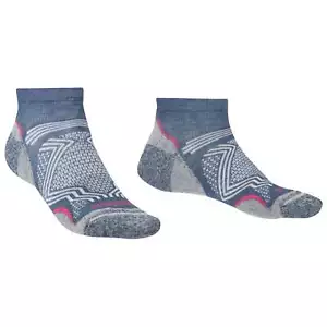 Bridgedale Womens Ultra Light T2 Coolmax Performance Low Sock - Denim - Picture 1 of 2