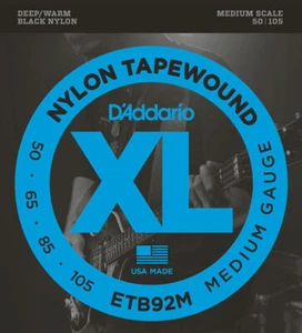 D'Addario ETB92M Tapewound Bass Guitar Strings, Medium, 50-105, Medium Scale - Picture 1 of 1