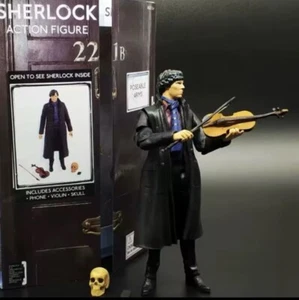 Holmes 221B Detective Sherlock Action Figure Toys Benedict Cumberbatch Toys - Picture 1 of 5