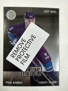 1994-95 Leaf Phenoms #5 Paul Kariya Mighty Ducks "Unpeeled" - Picture 1 of 6