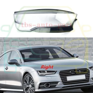 Right Headlight Cover Clear PC+Glue For Audi A7 S7 2016-2018 RS7 2017-2018 - Picture 1 of 9