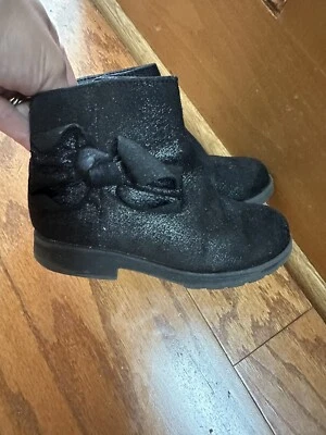 Botas Stride Rite negras con gloter talla 8 Foto 1 de 3