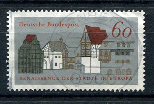 Germany - BRD : Urban Renaissance stamp from 1981 - used - Image 1 of 1