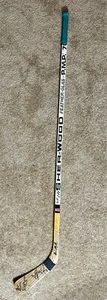 GAME USED Jeff Odgers Hockey Stick 1991 Signed by Mullen, Fenton, Evason, Lawton - Picture 1 of 24