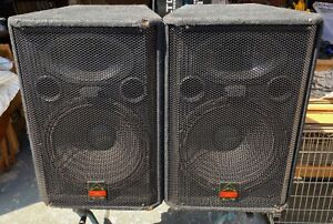 Wharfedale EVP-X15 passive PA speakers (pair), 15"+horn,300w RMS each, pre owned