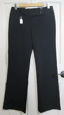 Pantalones de vestir My Michelle negros bootcut talla 7 30x31 elásticos 13-32053 nuevos con etiquetas Foto 1 de 4