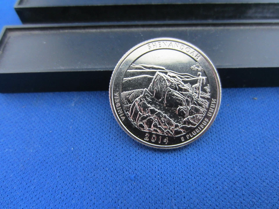  2014-S SHENANDOAH VA America Beautiful Quarters - CLAD Gem-BU - Image 1 of 3
