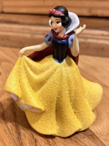 Cake Topper 4 Inch Disney Princess Snow White PVC Figure Collectible Glittery - Picture 1 of 9