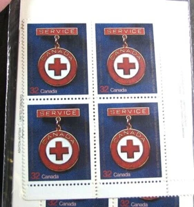 Canada Inscription Block Stamp Scott# 1013 Red Cross Society 1984 MNH L525 - Picture 1 of 1