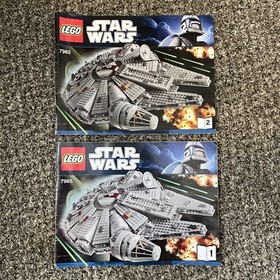 LEGO STAR WARS 7965 MILLENNIUM FALCON 2011 Instruction MANUALS 1 & 2 Only Books