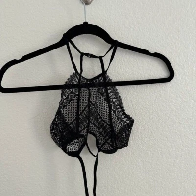 Free People x REVOLVE X Intimately FP Under It All Bralette in Black - Image 1 of 4