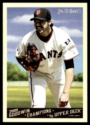 2009 Upper Deck Goodwin Champions Barry Zito San Francisco Giants #165 NM SP - Image 1 of 2