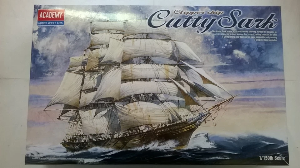 ACADEMY 1:150 KIT NAVE VELIERO CLIPPER SHIP CUTTY SARK   ART 14403 - Immagine 1 di 1