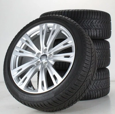 Audi A8 S8 D5 Winterräder Pirelli 20 Zoll Felgen silber Alufelgen 4N0601025Q - Bild 1 von 4